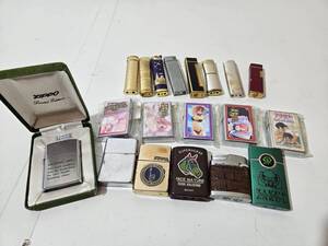 123-04 喫煙具 ライター まとめて １９点セット ガス オイル ZIPPO ターボ 等 色々 キャラクター