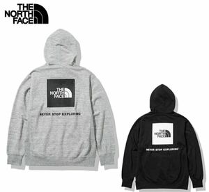 THE NORTH FACE ノースフェイス　 スクエアロゴ フーディパーカー　ブラック　NT12142 Mサイズ