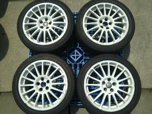 ☆即決！希少！廃盤品！ OZ レーシング 17×8J＋35 PCD100 ブレンボキャリパー対応！ インプレッサ GDB STI レガシィ subarist_5_5_5☆