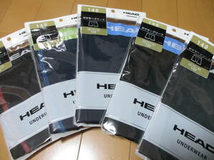 ◆◆◆HEAD/ヘッド◆ボクサーパンツ140cm5枚セット◆◆