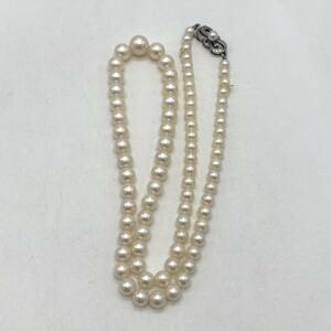 MIKIMOTO ミキモト ネックレス パール シルバー アクセサリー P1778