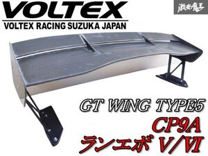 ◆希少◆【破損無し】VOLTEX ボルテックス CP9A ランエボ 5 V 6 VI リアスポイラー リアウィング GTウイング カーボン 全長 約1400mm 棚