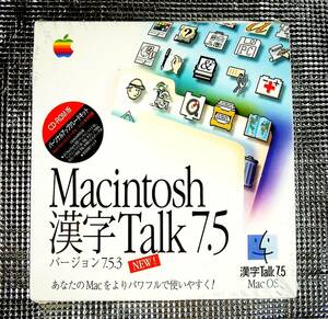 【4004】Apple Macintosh 漢字Talk7.5 パーソナルアップグレードキット アップル Mac OS MacOS 漢字トーク 対応(モトローラ68K,PowerPC)