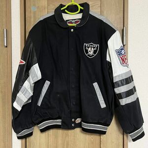 jeff hamilton NFL Raiders スタジャン　made in USA