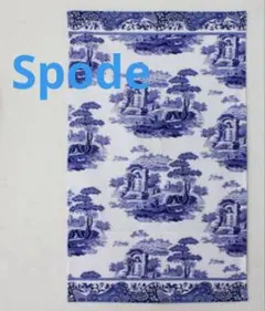 【Spode】ブルーイタリアン ティータオル　希少品（新品タグ付き）