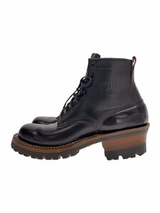 WHITE’S BOOTS◆レースアップブーツ/US9/BLK/350V