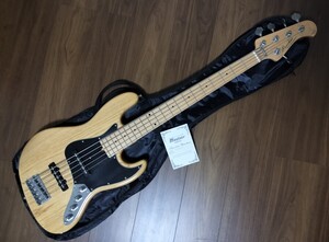 Bacchus BJB5-800G ASH/M グローバルシリーズ　ジャズベース　　 Bass Jazz Fender フェンダー バッカス　５弦