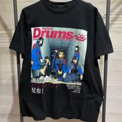 BISH DRUMS マガジン　Tシャツ　【size L〜XL】