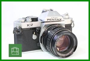 【同梱歓迎】実用■ペンタックス PENTAX K2 ボディ+SMC PENTAX 50mm F1.4 Kマウント■シャッター全速・露出計完動■EEE2477