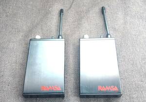 RAMSA パナソニック WX-RB410 ワイヤレスマイク 2個