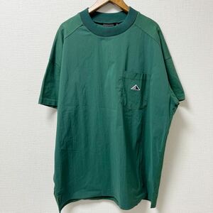 KEE SPORTS キースポーツ モックネックポケットシャツT Tシャツ Mサイズ グリーン