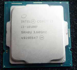 Intel 第10世代 CPU Core i3-10100F SRH8U 動作品/難あり中古品