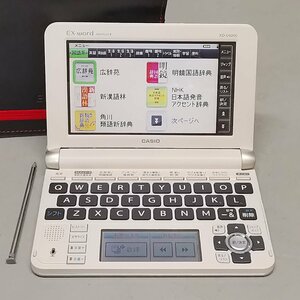 美品 CASIO 電子辞書 EX-word XD-U6000 カバー付 Z6028