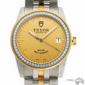 TUDOR チューダー チュードル グラマーデイト ダイヤ コンビ オートマチック Cal.T601 55023 SS / YG メンズ 時計 2210427