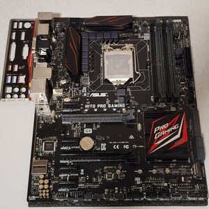 ASUS H170 PRO GAMING IOパネル付属 LGA1151 ATXマザーボード 第6・7世代CPU対応 最新Bios 動作確認済 PCパーツ