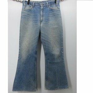 80s アメリカ製　Levis リーバイス　ベルボトム　ジーンズ w35 刻印8　TALON 646 684 オレンジタブ　アメカジ古着 sy3878