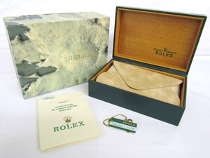 1000円スタート 腕時計付属品のみ ROLEX ロレックス ref.16233 緑 グリーン 空箱/冊子/ギャランティ 保証書/タグ WHO L50006