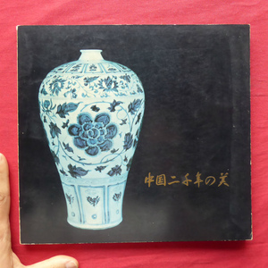 n2図録【中国二千年の美-古陶磁と西安碑林拓本展/昭和41年・名古屋丸栄】青磁/白釉/白磁/定窯/徳清窯/越窯/龍泉窯/景徳鎮窯