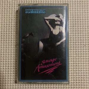 スコーピオンズ　SAVAGE AMUSEMENT USA盤カセットテープ■■