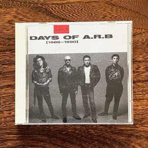 25-1【CD】ARB / DAYS OF A.R.B vol.3 ［1986-1990］ ベスト盤 中古品