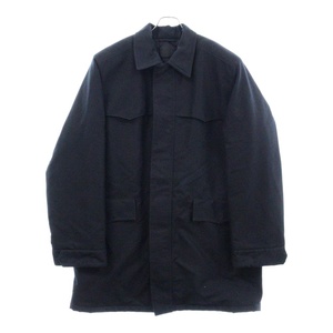 PRADA プラダ CANVAS TEC Chester Coat SGC091 S 222 11HJ F0002 NERO キャンバステック チェスターコート ブラック ※ベルト欠品