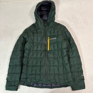 現行　極美　mont-bell モンベル　GORE-TEX 1000FPイグニスダウンパーカ ダウンジャケット　緑　メンズ　Mサイズ