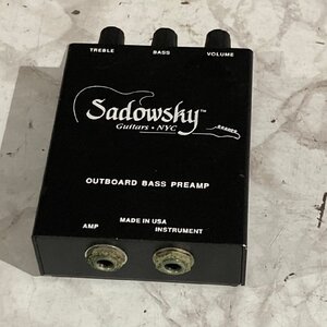 【C】 Sadowsky NYC OUTBOARD BASS PREAMP プリアンプ サドウスキー 094952