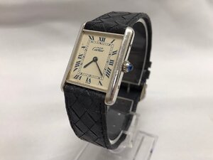 ◇◇動作未確認 Cartier カルティエ マストタンク 690006 ローマンクオーツ 925 時計 革ベルト ヴィンテージ◇◇