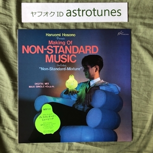 貴重盤 美盤 1984年 細野晴臣 Haruomi Hosono 12インチEPレコード Making Of Non-Standard Music 限定リリース グロビュール