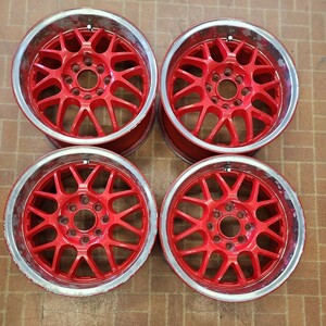 RACING　HART　15インチ　6.5J+43　4H-100/114.3　マルチ　中古