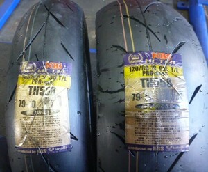 ◆未使用新品　NSR/エイプ/NSF/グロム/モンキー/ダックス/YSR/KSR　ハイグリップタイヤ　100/90-12　と　120/80-12　前後セット