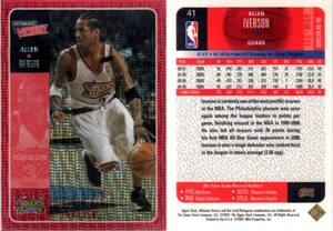 ★3枚セット★ Allen Iverson 00-01 Ultimate Victory #41, Victory Collection /350, Ultimate Collection /100