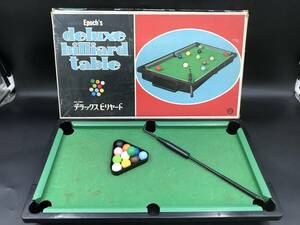 1024-15◆エポック社 デラックスビリヤード deluxe billiard table 汚れあり 昭和レトロ 当時物 