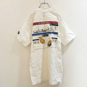 ◆お洒落な逸品◆JAMSTEC/ジャムスティック 海洋研究開発機構 かいれい かいこう 半袖 Tシャツ ホワイト 白 メンズ M ON1704