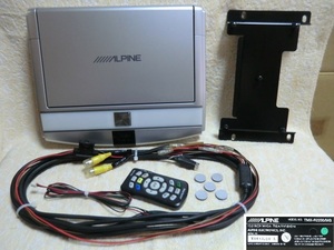 一見美品?!アルパインTMX-R2200/MGフリップダウン10,2インチリアビジョン/モニター!リモコン/取付ベース等付!手入済すぐにでも取付可?!【80