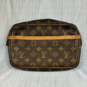 LOUIS VUITTON ルイヴィトン コンピエーニュ23 M51847 モノグラム セカンドバッグ ポーチ 中古品