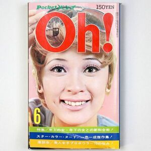 Pocketパンチ Oh! 昭和46年 1971年6月号 小西まち子 一色一成 - 管: IW17