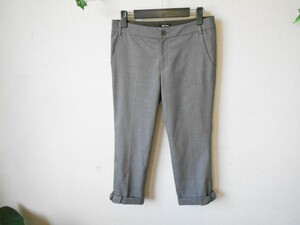 レストローズ LESTROSE 秋冬 向き 裾 リボン 付 ７分丈 クロップド パンツ 2