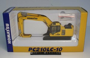 ▲超希少！ミニチュア 1/50 コマツ KOMATSU 油圧ショベル PC210LC-10 Excavator 新品