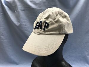 ギャップ GAP レトロ アメカジ オーセンティック ロゴワッペン レザーベルト ベースボール キャップ 帽子 メンズ コットン100% ベージュ