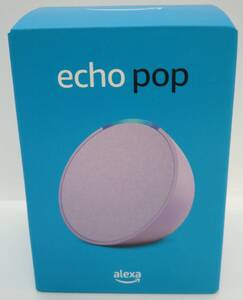 送料￥660～★アマゾン　アレクサ　Echo Pop (エコーポップ)　コンパクトスマートスピーカー　with Alexa　ラベンダー　Amazon