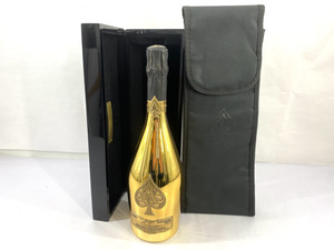 ★未開栓★ARMAND DE BRIGNAC アルマン・ド・ブリニャック ブリュット ゴールド シャンパン 750ml 12.5% 布袋付 同梱不可⑧