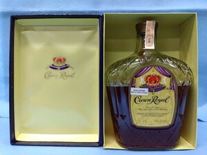 【未開栓品】ウイスキー Crown Royal 750ml 80% 洋酒 クラウン ローヤル 八王子引き取りOK24088