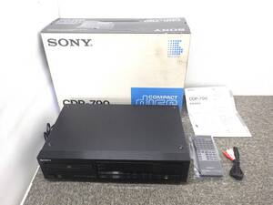 【送料無料】Sh0118-07◯未使用 SONY ソニー CDプレーヤー CDP-790 CDデッキ 通電OK