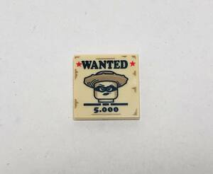 【新品未使用】レゴ　LEGO　タイル　プリントタイル　2x2 wanted 　２×２