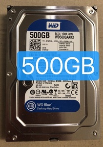 2160161★ 中古 検査済　 WD◆WD5000AAKX◆500GB ハードディスク 3.5HDD SATA　7200rpm 同梱ok