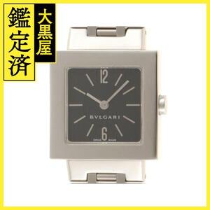 BVLGARI　ブルガリ　クアドラード　SQ22S　ステンレス　SS　ブラック　レディース　クォーツ【432】2148103671883