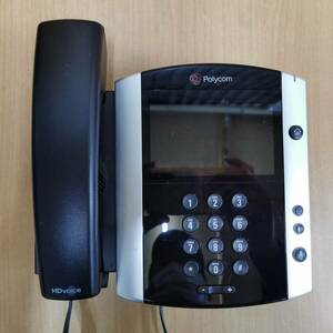 中古POLYCOM/ポリコム VVX600 ビジネスメディアフォン IP 電話機★本体のみ★動作確認済