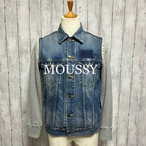 MOUSSY デニム×スウェット切り替えデニムジャケット！Gジャン