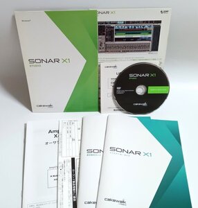 【同梱OK】 SONAR X1 Studio ■ 音楽製作ソフト ■ サウンド編集 ■ DTM / DAW